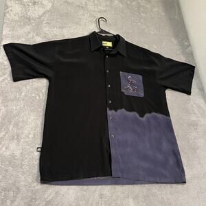 First Down Southern Rim Shirt Mens 2XL Dragon Embroidered Korea Vintage Style